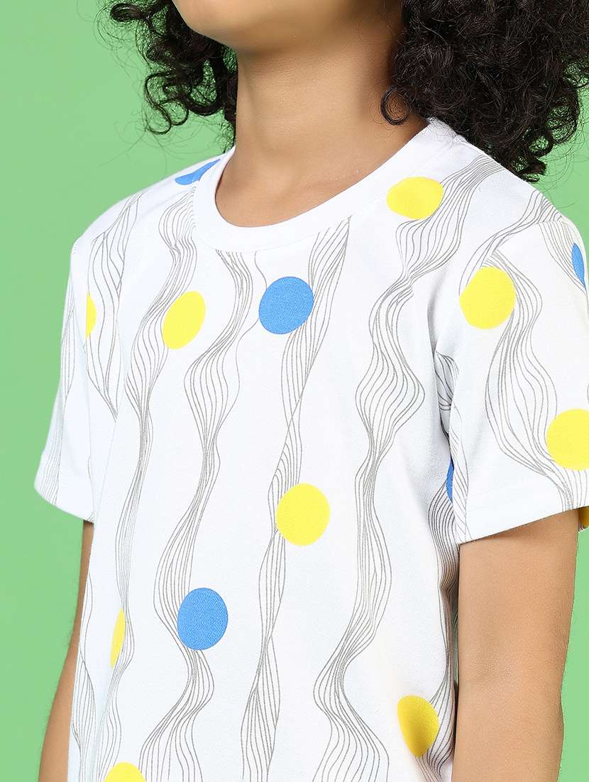 boys printed short sleeves co-ord set - 21864599 -  Standard Image - 3