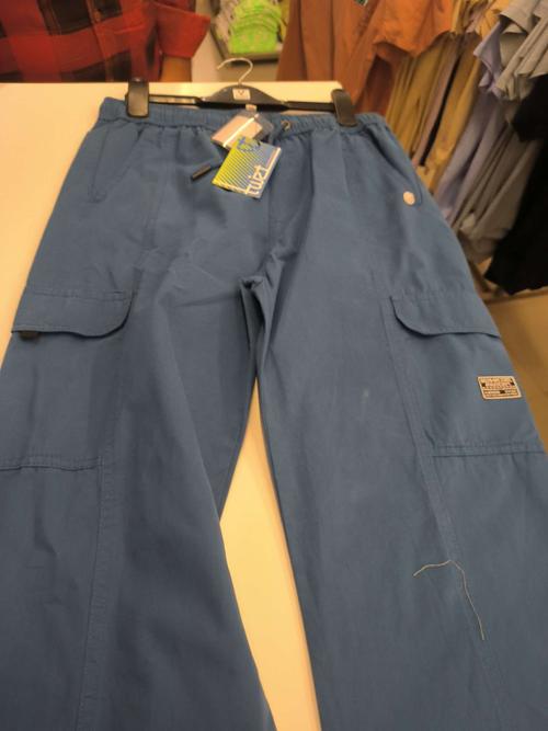 teal blue twill cargo - 21864923 - Standard Image - 0