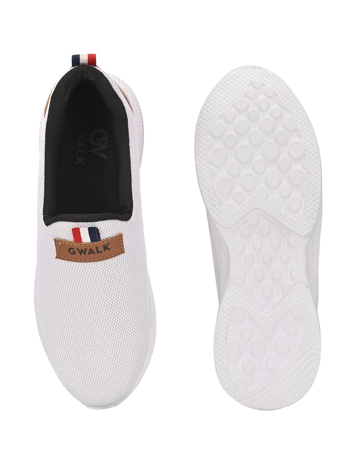 men white slip on sport shoe - 21866048 - Standard Image - 5