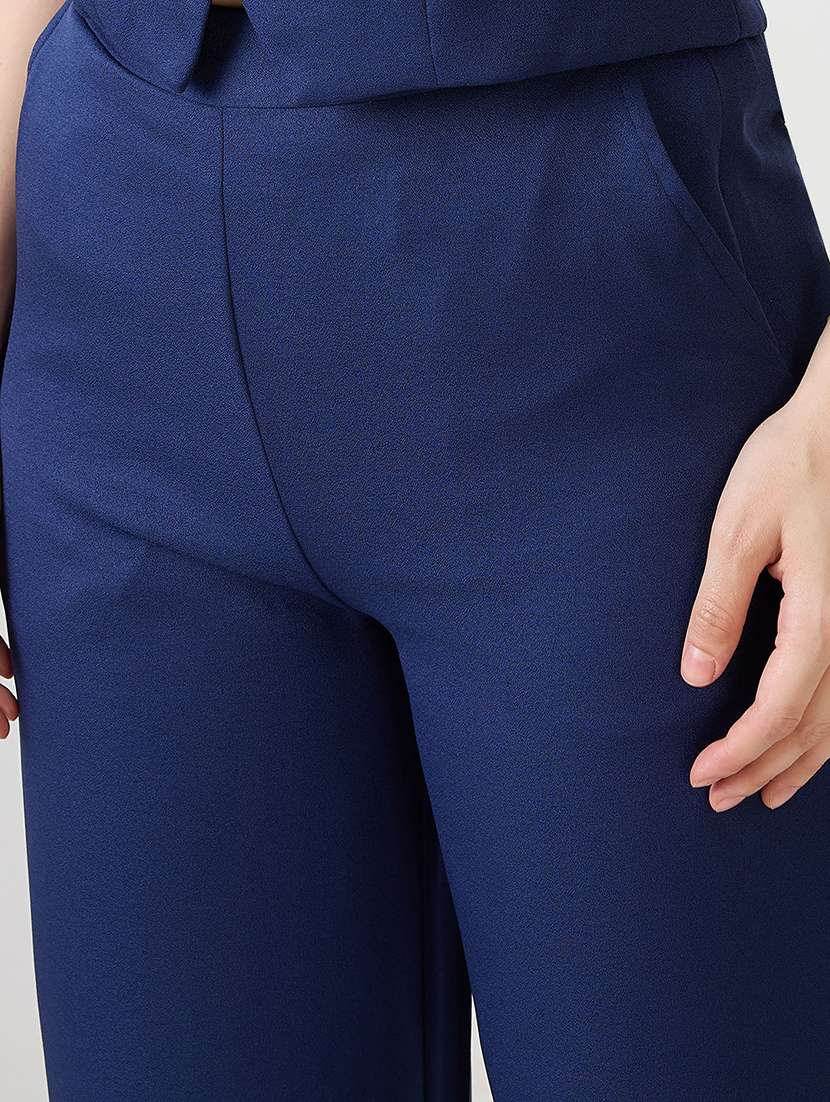 women solid vest top and trouser co-ord set - 21869838 -  Standard Image - 5