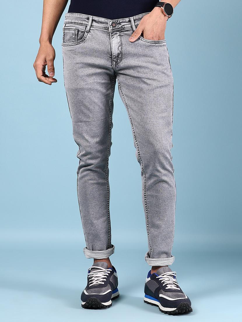 men solid mid rise slim fit jean - 21871382 - Zoom Image - 0