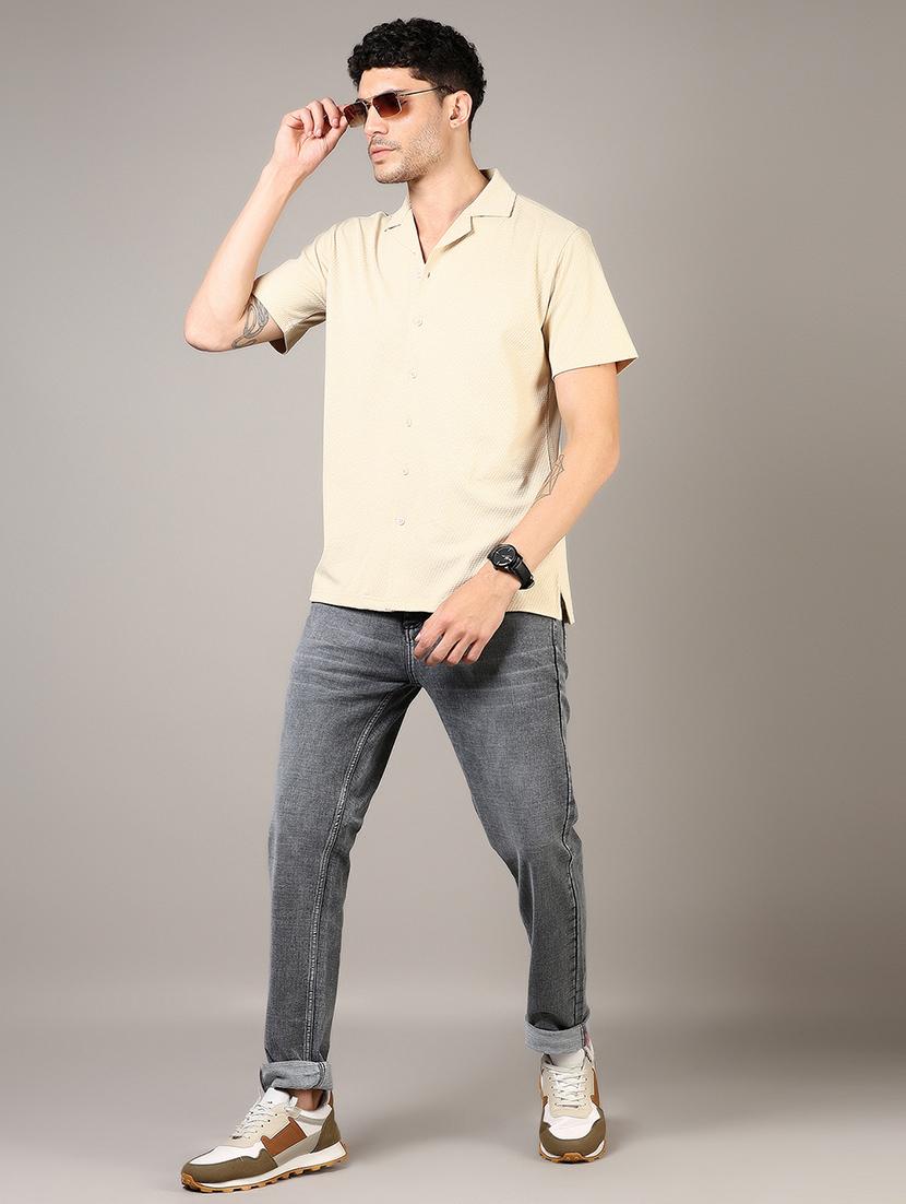 men solid mid rise slim fit jean - 21871629 - Standard Image - 5