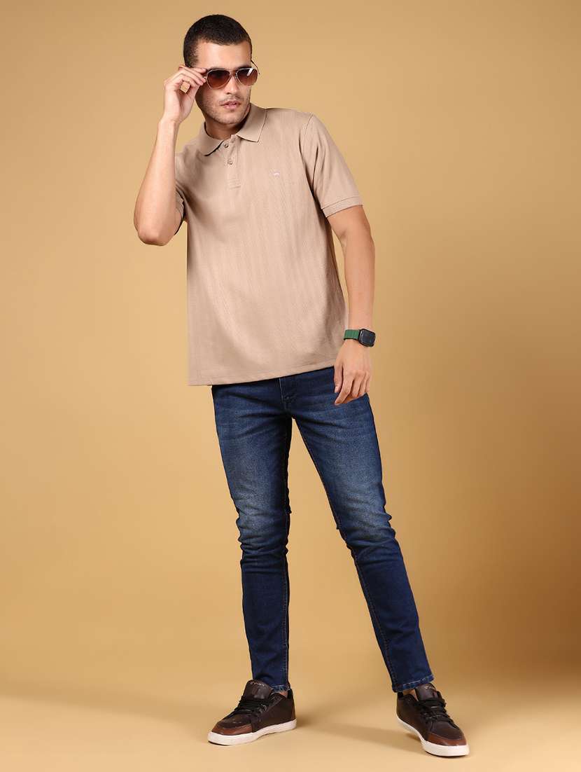 men solid mid rise slim fit jean - 21871783 - Standard Image - 5