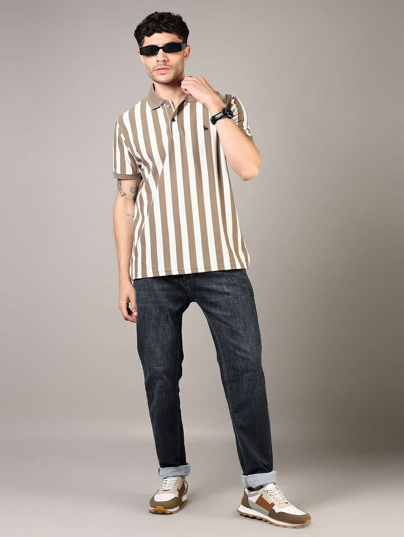 men washed mid rise full length jean - 21871939 - Standard Image - 3
