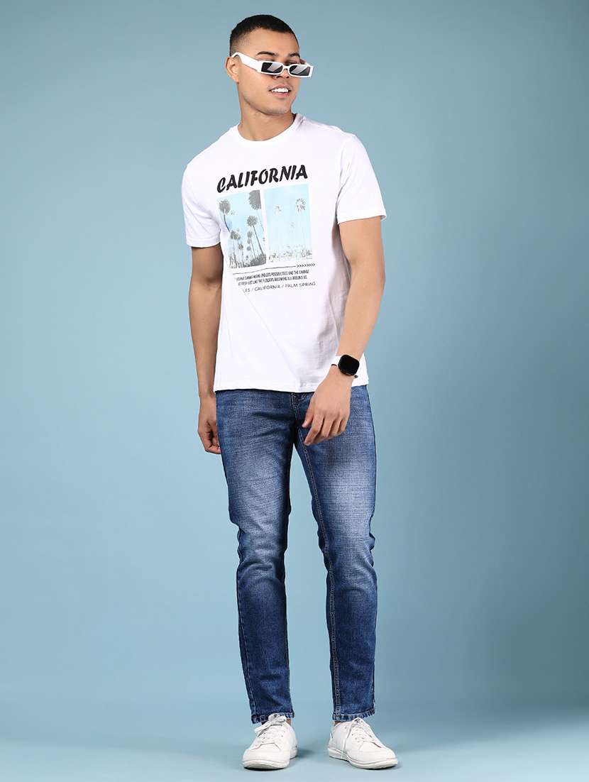 men solid mid rise slim fit jean - 21871946 -  Standard Image - 5