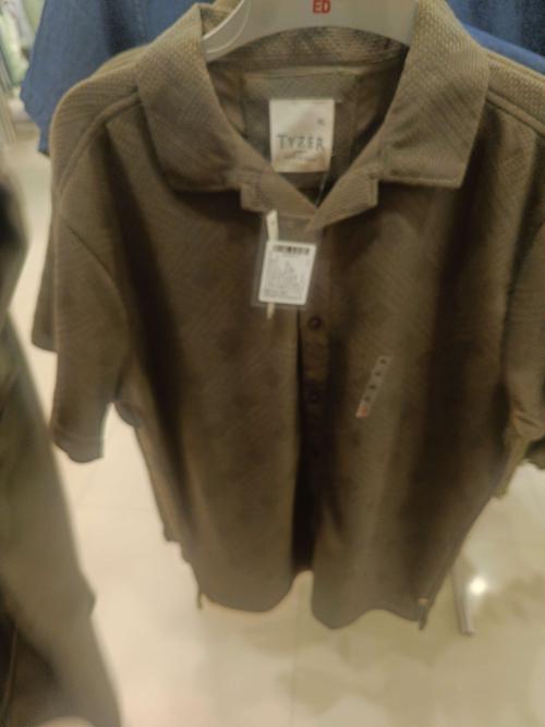 olive structured casual shirt - 21871947 -  Standard Image - 0
