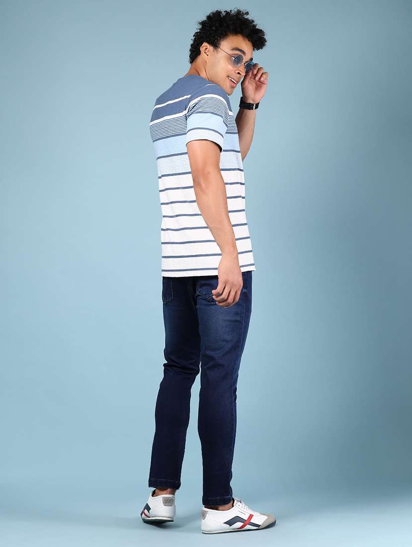 men solid mid rise skinny fit jean - 21872104 -  Standard Image - 5