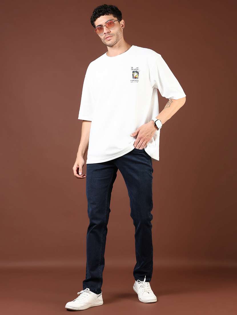 men washed mid rise full length jean - 21872178 -  Standard Image - 3