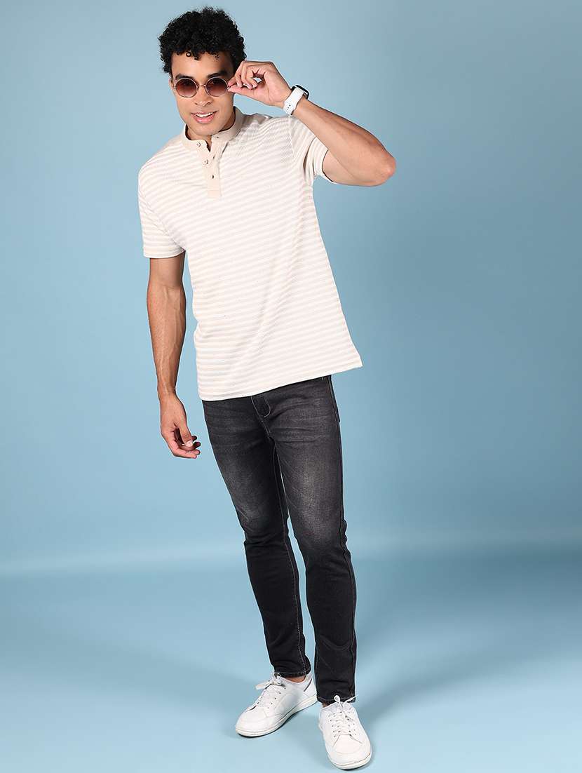 men solid mid rise skinny fit jean - 21872222 - Standard Image - 5