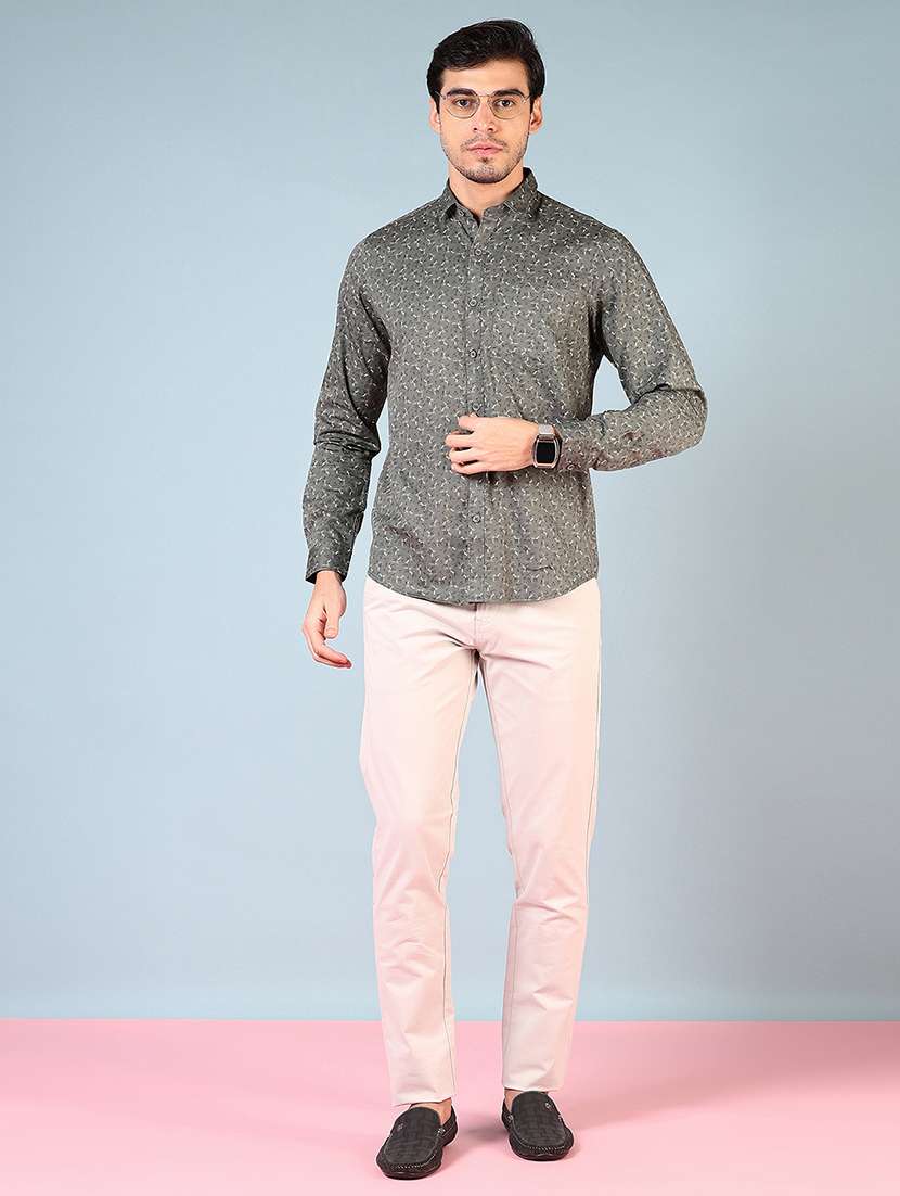 men printed long sleeve regular fit shirt - 21872262 -  Standard Image - 3