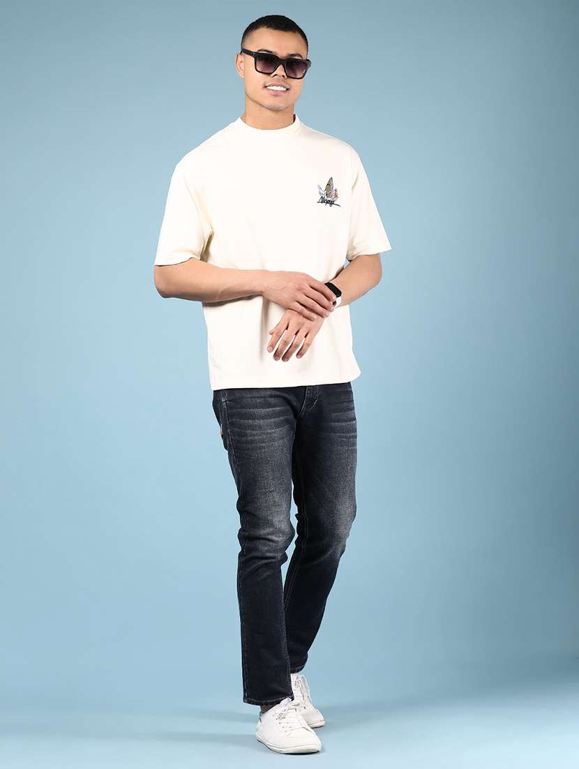 men solid mid rise slim fit jean - 21872307 -  Standard Image - 5