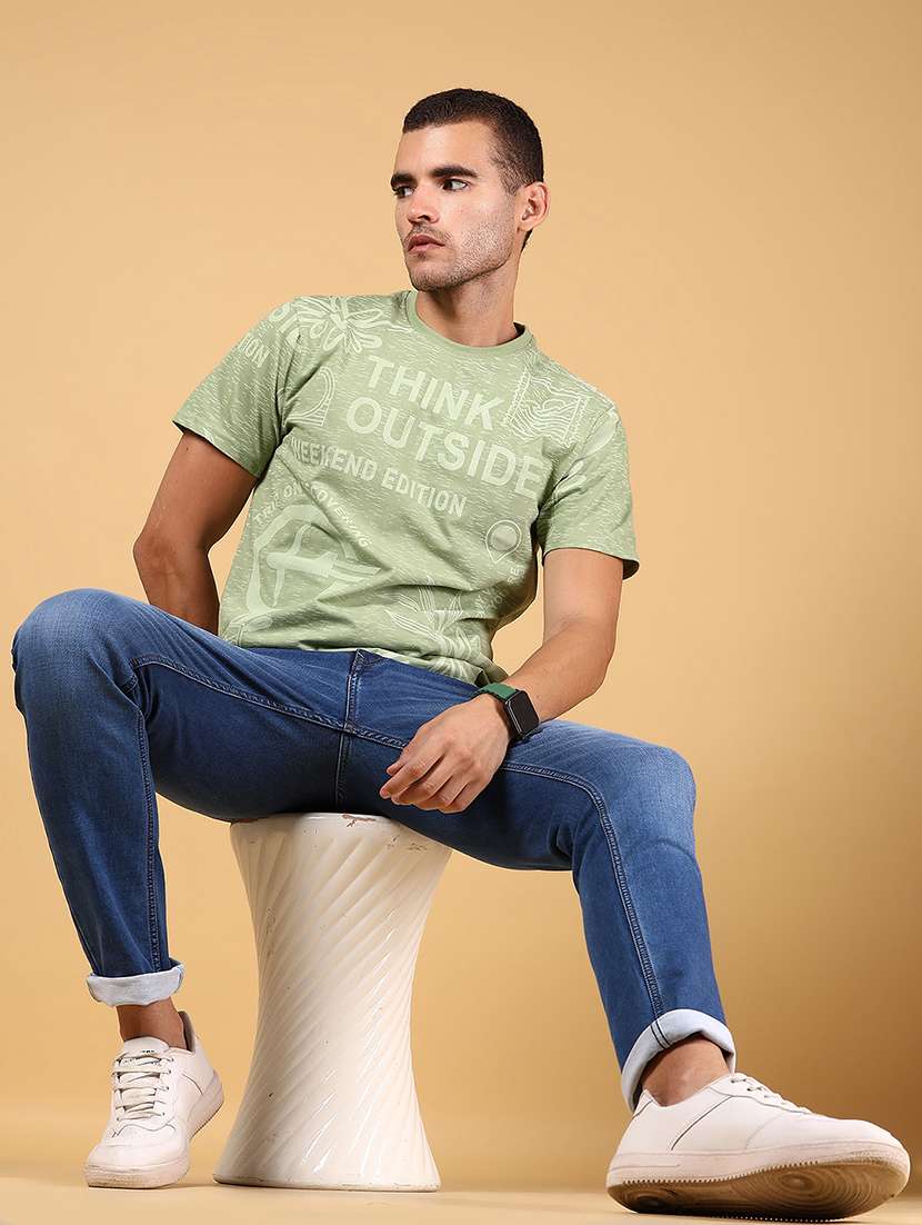 men solid mid rise slim fit jean - 21872592 - Standard Image - 5