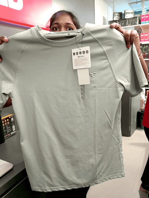 grey polyester tshirt - 21872690 - Standard Image - 0