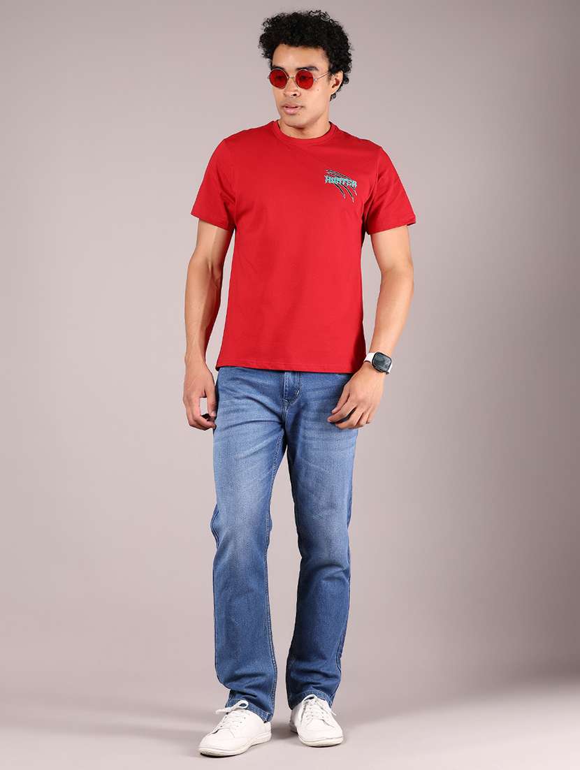 men washed mid rise full length jeans - 21872720 - Standard Image - 5