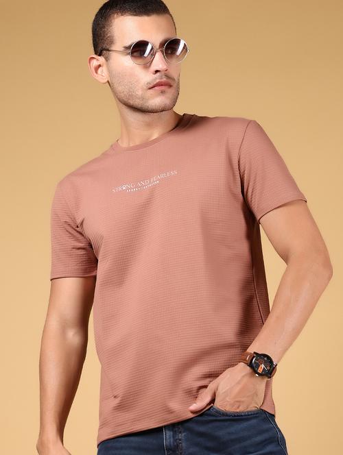 men chest print short sleeve regular fit t-shirt - 21872771 - Standard Image - 0
