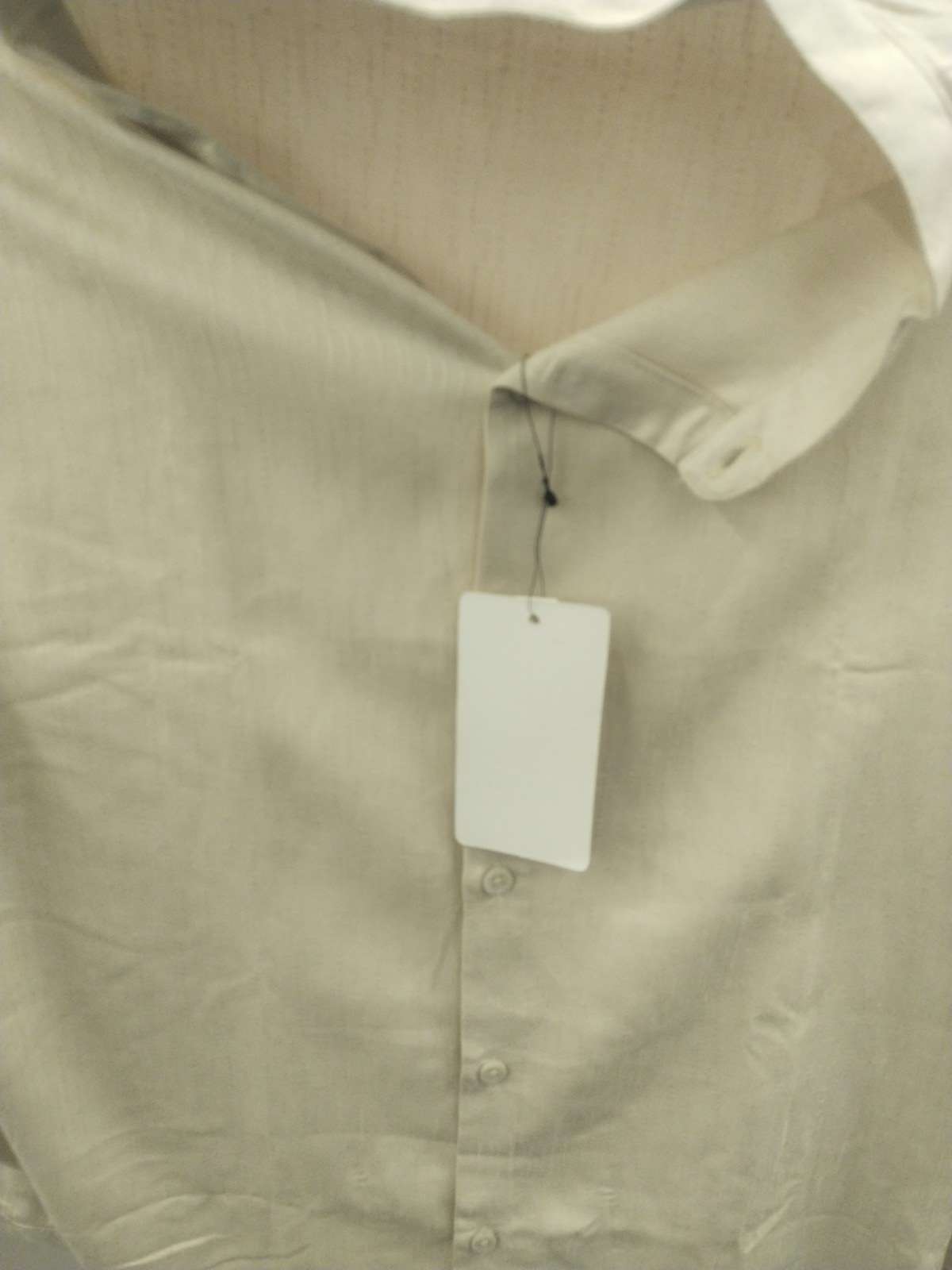 light beige viscose casual shirt - 21872806 -  Zoom Image - 0