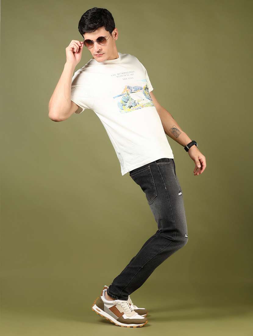 men distress mid rise full length jean - 21872841 -  Standard Image - 3