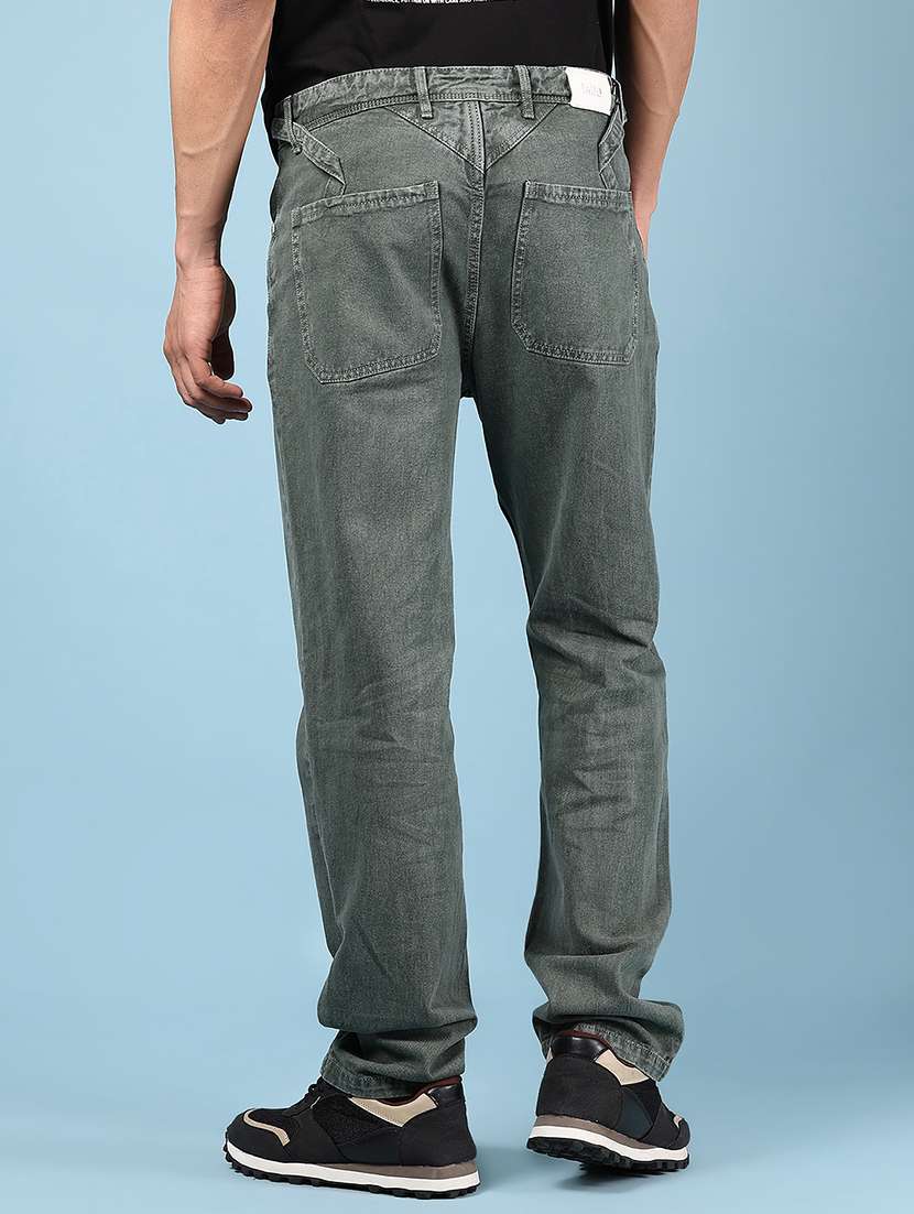 men solid mid rise relaxed fit jean - 21872852 -  Standard Image - 3