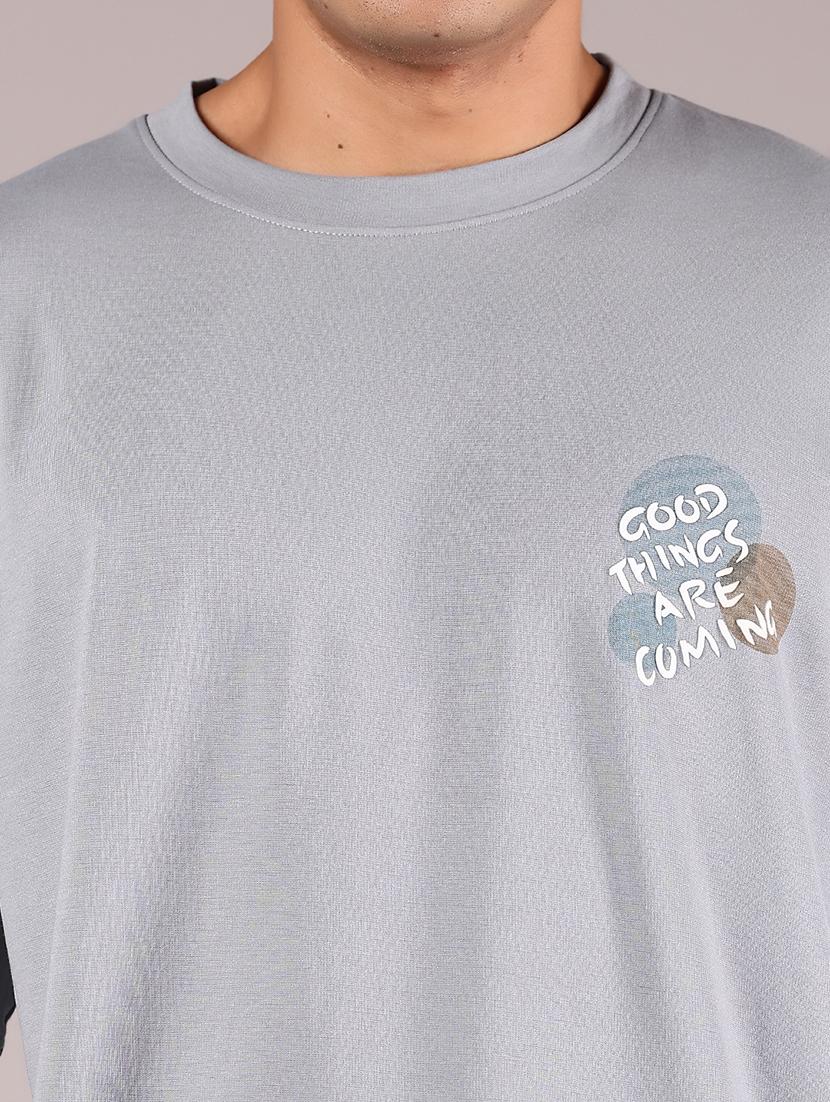 men placement print short sleeve oversized t-shirt - 21873048 - Standard Image - 3