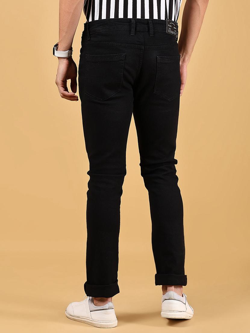 men solid mid rise full length jeans - 21873073 - Standard Image - 3