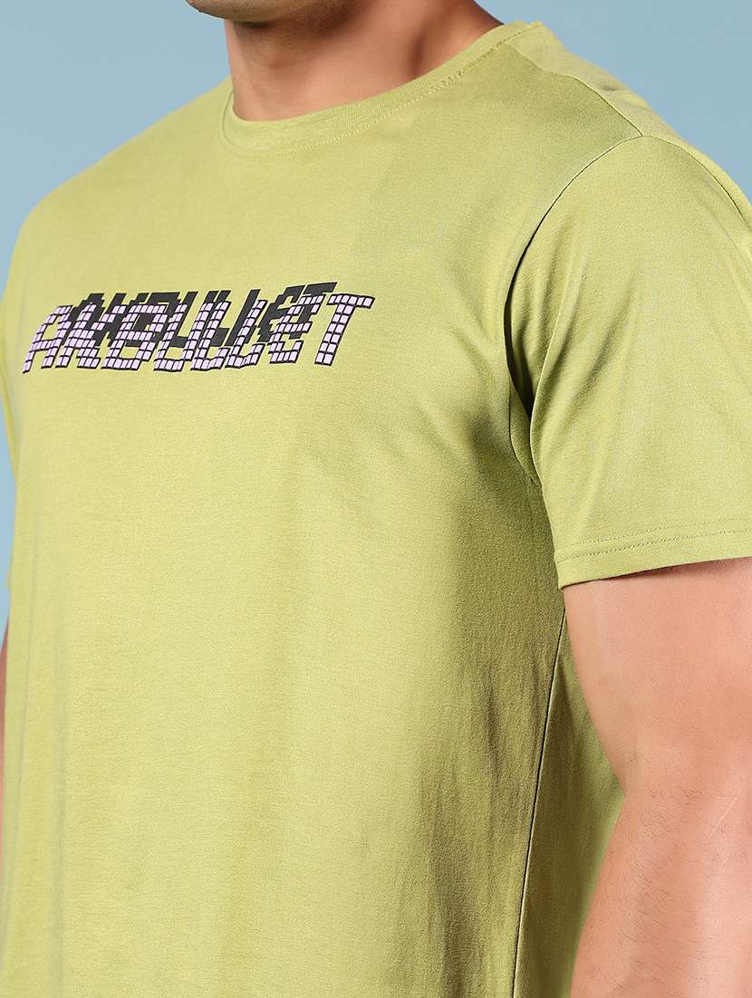 men printed short slevee regular fit t-shirt - 21873087 -  Standard Image - 3