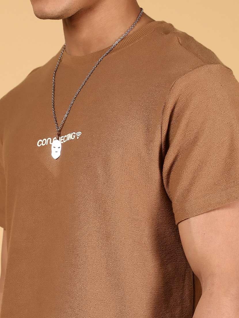 men printed short sleeve regular fit t-shirt - 21873088 -  Standard Image - 3