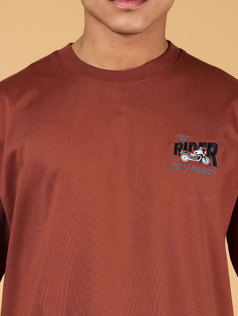 men printed short sleeve loose fit t-shirt - 21873111 -  Standard Image - 3