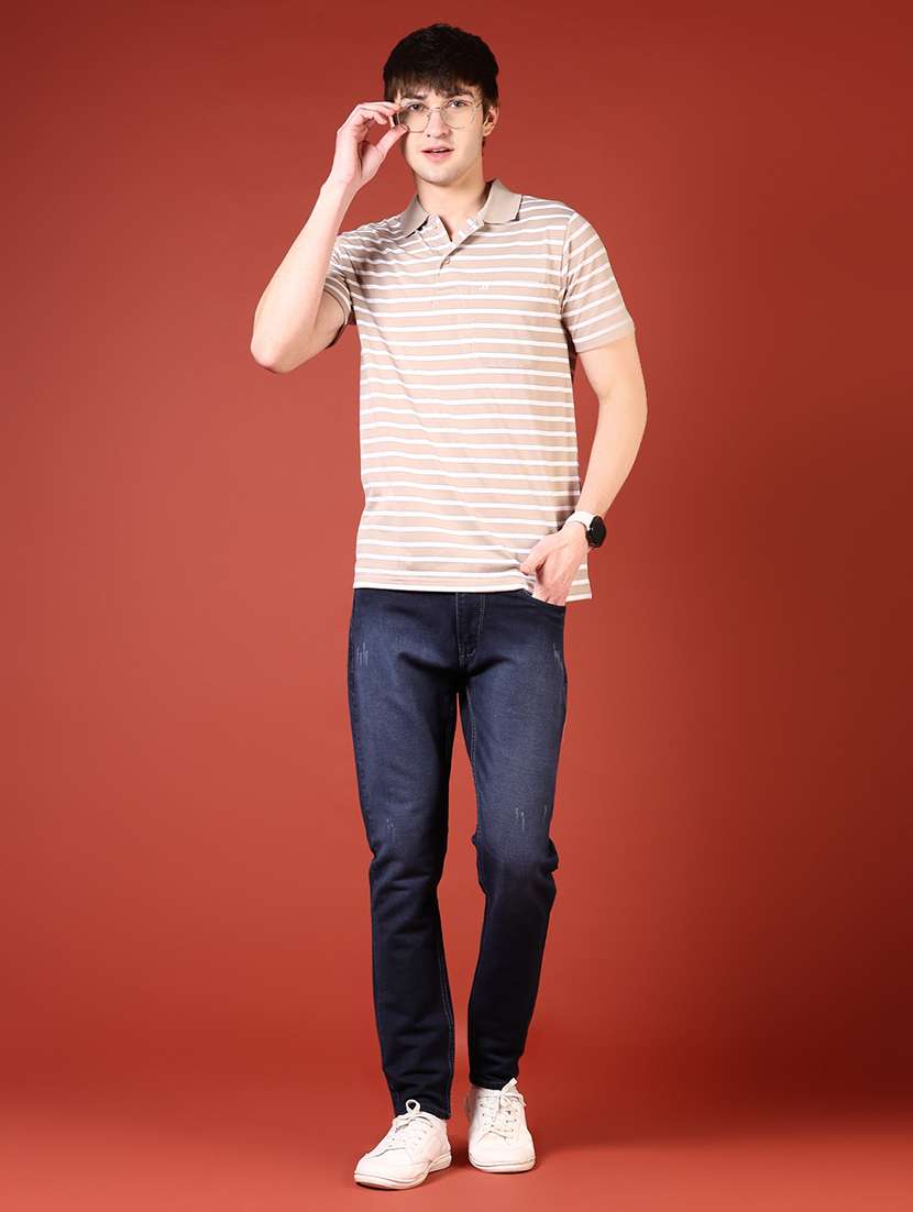 men washed mid rise full length jean - 21873593 -  Standard Image - 3