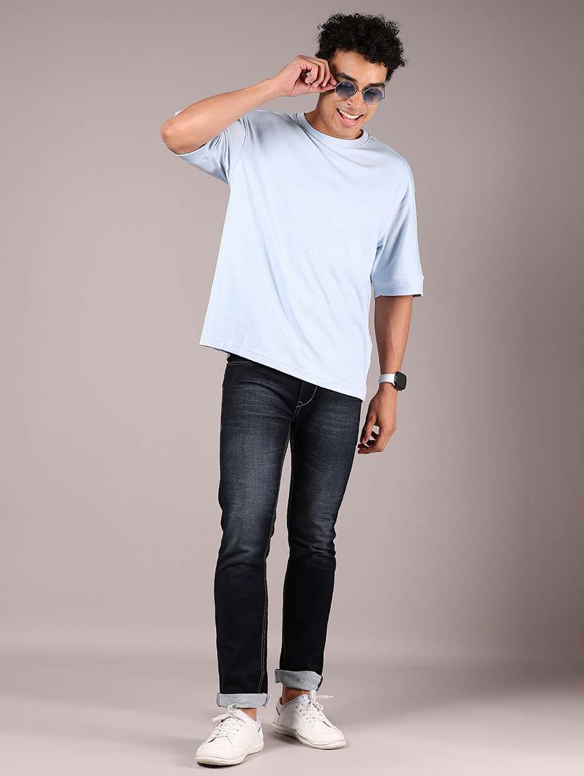 men washed mid rise full length jeans - 21873594 -  Standard Image - 5