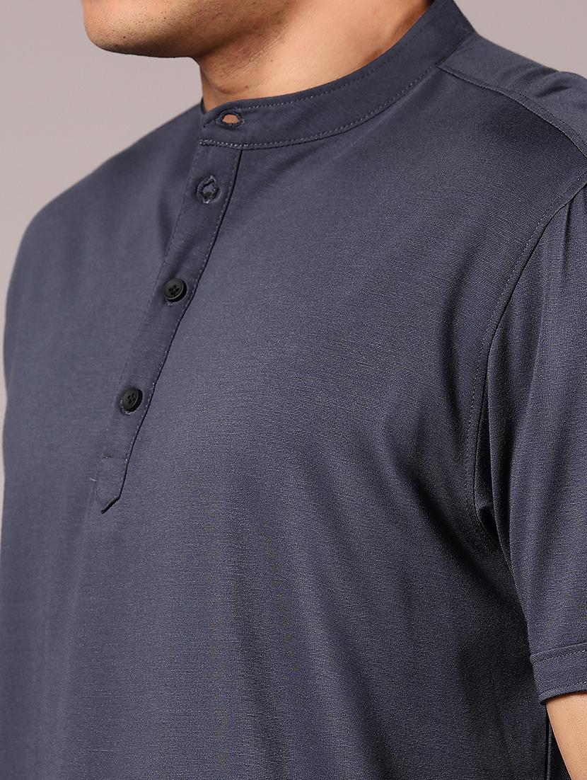 men solid short sleeve regular fit t-shirt - 21873685 - Standard Image - 3