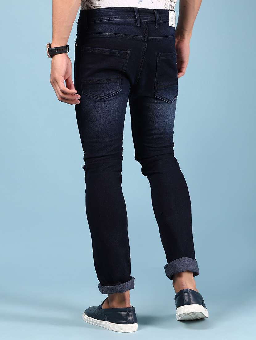 men washed mid rise full length jeans - 21873772 -  Standard Image - 3