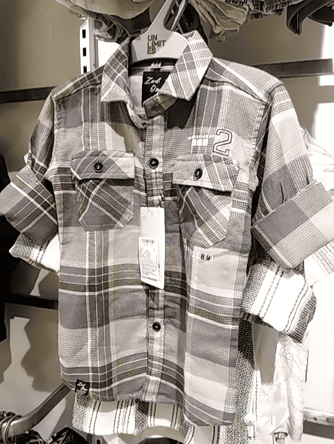 khaki twill shirt - 21873802 - Standard Image - 0