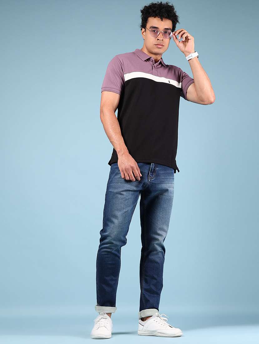 men solid mid rise slim fit jean - 21873807 -  Standard Image - 5