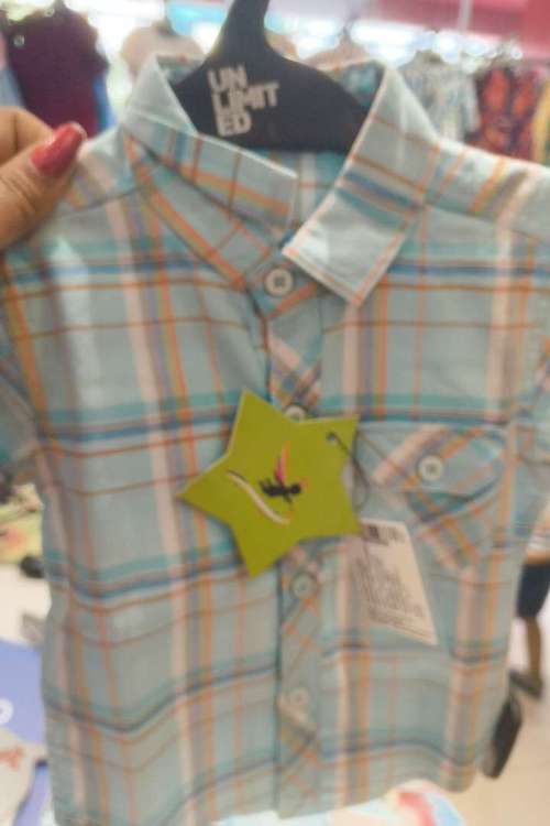 light blue twill shirt - 21873811 - Standard Image - 0