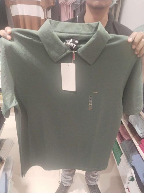 dark green fancy fabric tshirt - 21873977 -  Standard Image - 0