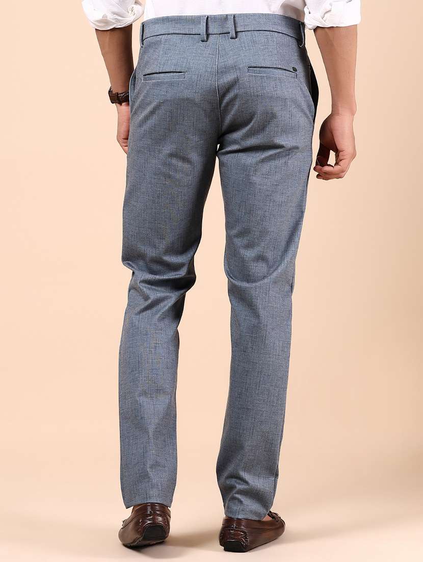 men solid mid rise straight fit chinos - 21874000 - Standard Image - 3