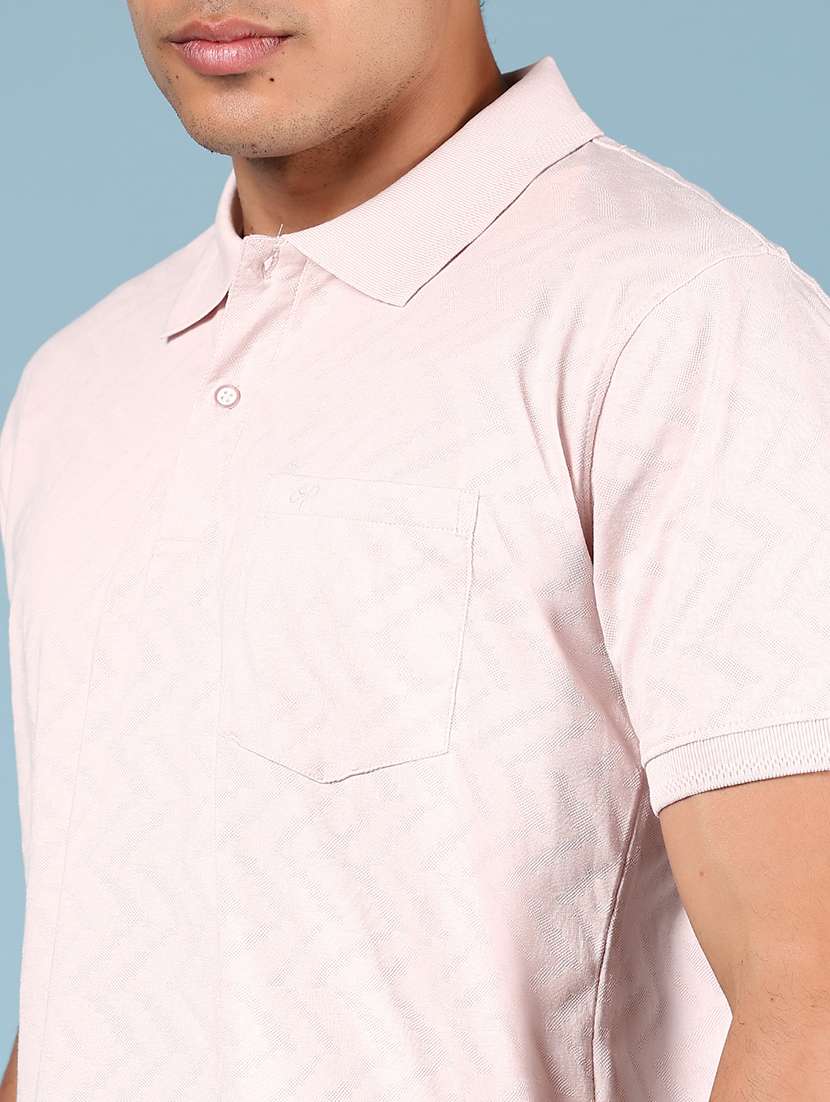 men solid short sleeve regular fit polo t-shirt - 21874003 - Standard Image - 3