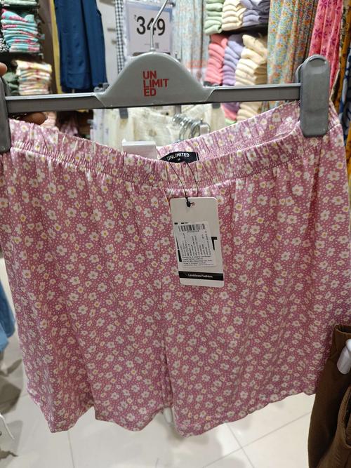 light pink polyester shorts - 21874039 - Standard Image - 0