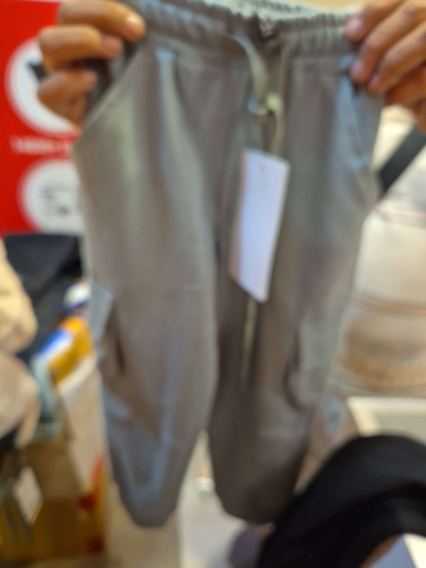 light green cotton loop knit trouser - 21874079 - Zoom Image - 0