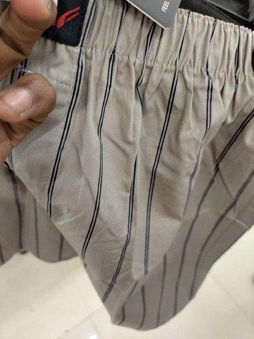 grey cotton woven boxer - 21874080 -  Standard Image - 0