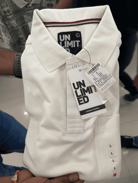 off white poly cotton tshirt - 21874117 - Zoom Image - 0