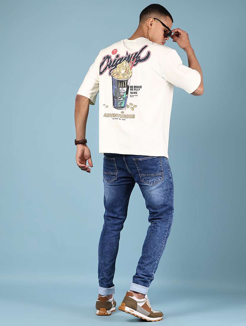 men washed mid rise full length jeans - 21874119 - Standard Image - 5
