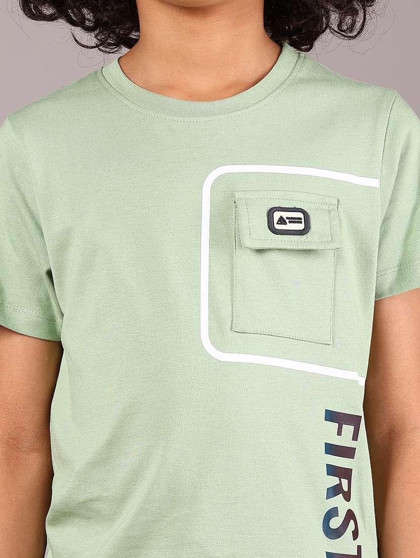boys neo mint placement print short sleeve t-shirt - 21874216 - Standard Image - 5