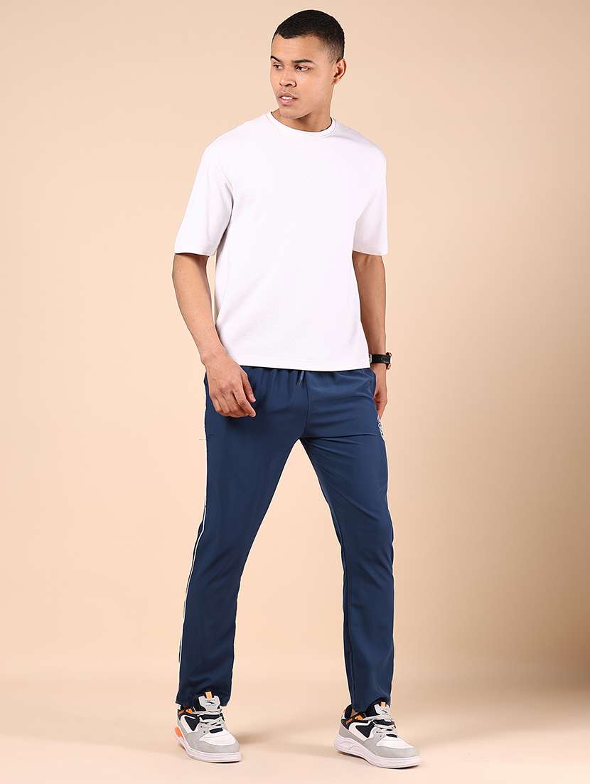 women blue mid rise full length track pant - 21874220 -  Standard Image - 5