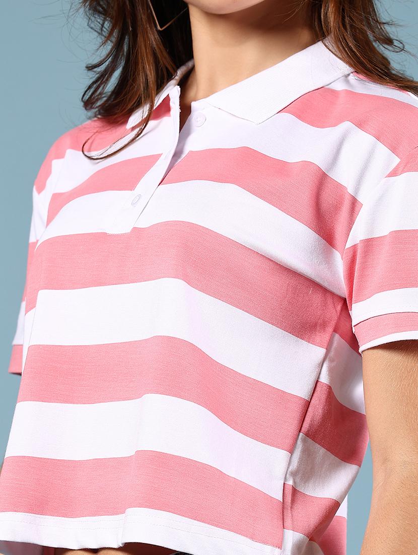 pink cotton regular tshirt - 21874231 - Standard Image - 5