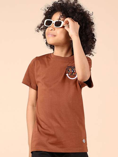 boys front & back print short sleeve t-shirt - 21874255 -  Standard Image - 0
