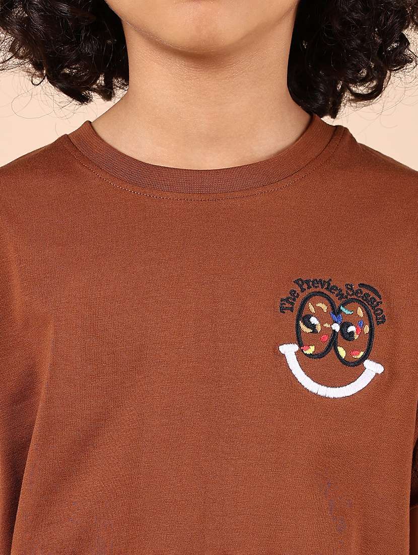 boys front & back print short sleeve t-shirt - 21874255 - Standard Image - 5