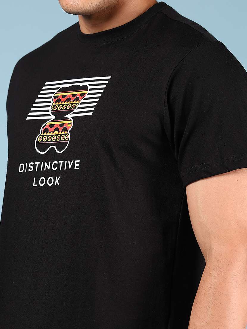 men printed short sleeve regular fit t-shirt - 21874264 - Standard Image - 3