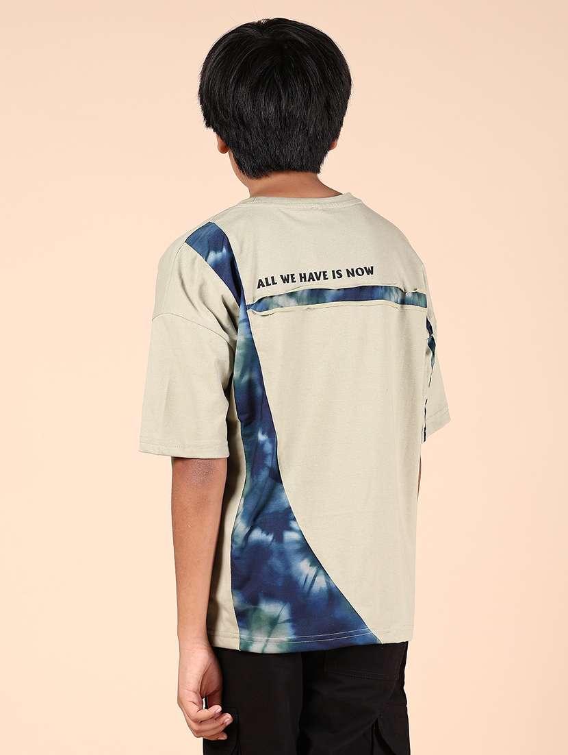 boys front & back print short sleeve t-shirt - 21874272 -  Standard Image - 3