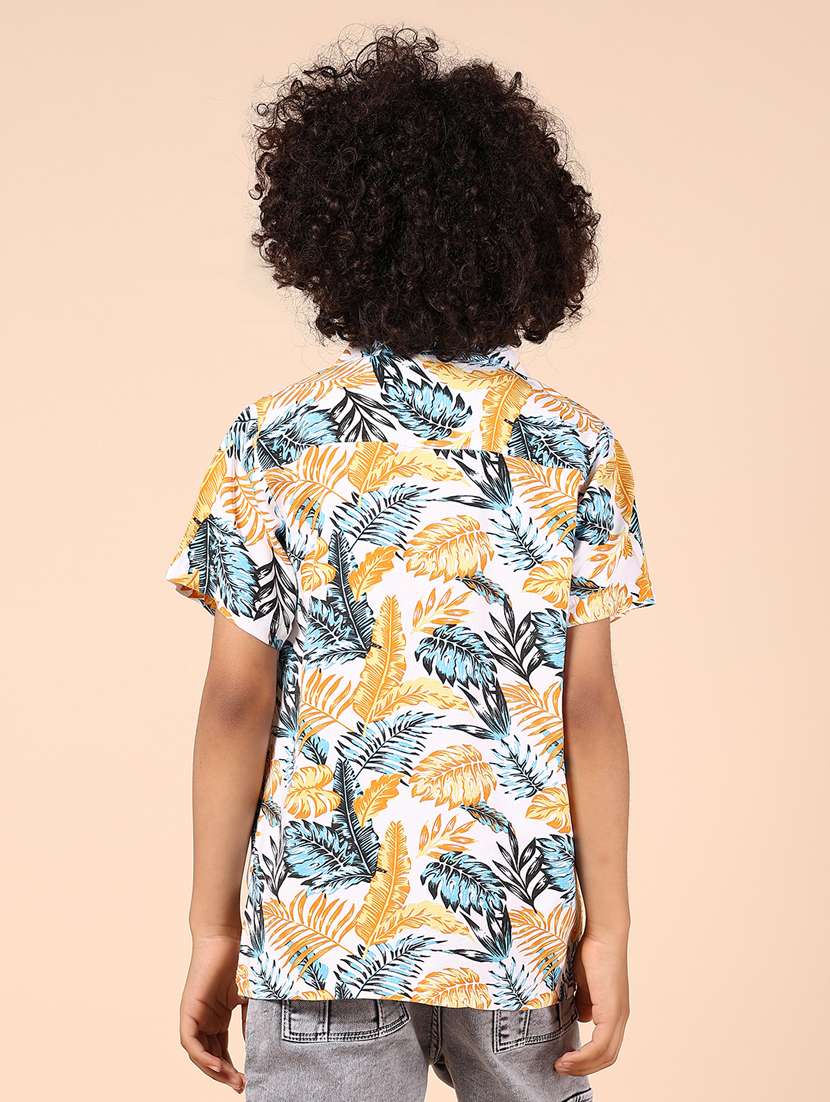 boys printed short sleeve regular fit shirt - 21874281 - Standard Image - 3